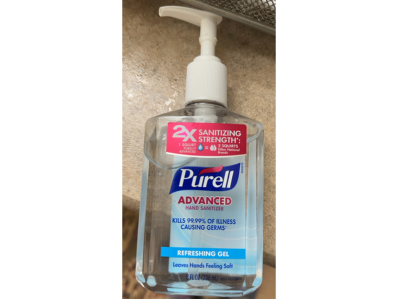 Purell Advanced Hand Sanitizer, Refreshing Gel