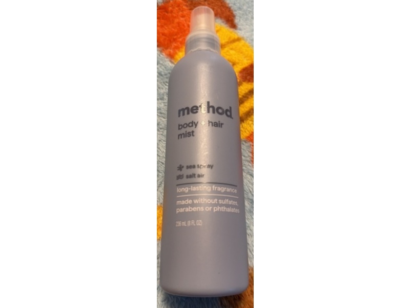 Method Body + Hair Mist, Sea Spray + Salt Air, 8 fl oz/236 mL