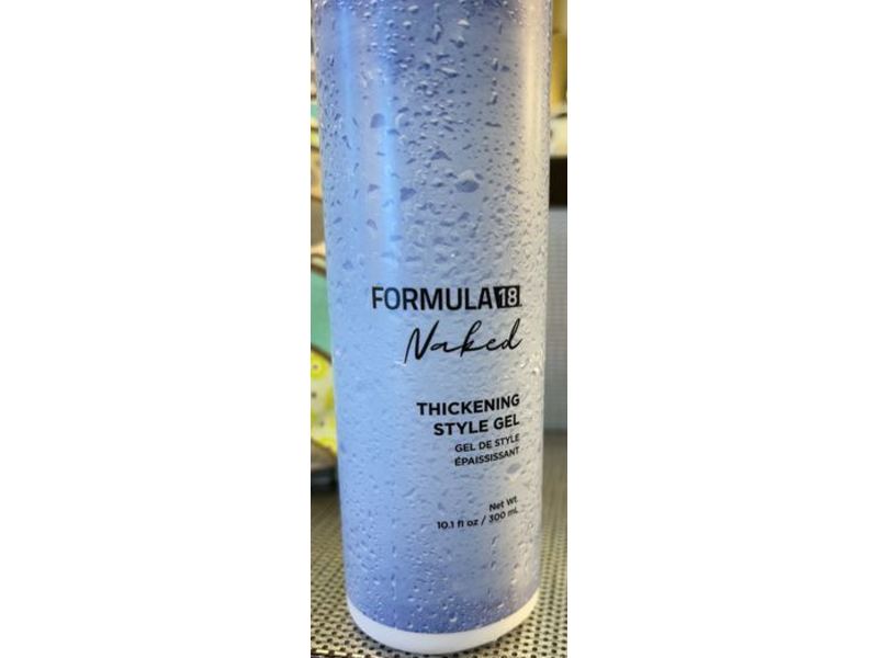 Formula 18 Naked Thickening Style Gel, 10.1 fl oz/300 mL