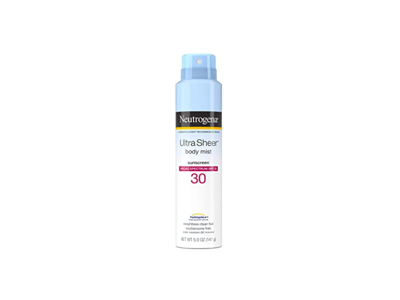 Neutrogena Ultra Sheer Sunscreen Body Mist, SPF 30, 5.0 oz/141g