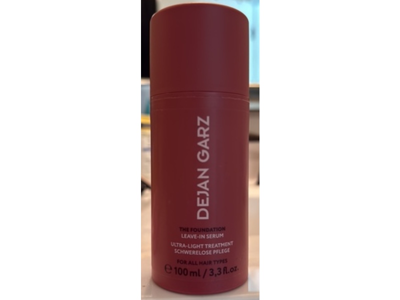 Dejan Garz The Foundation Leave-In Serum, Light, 3.3 fl oz/100 mL