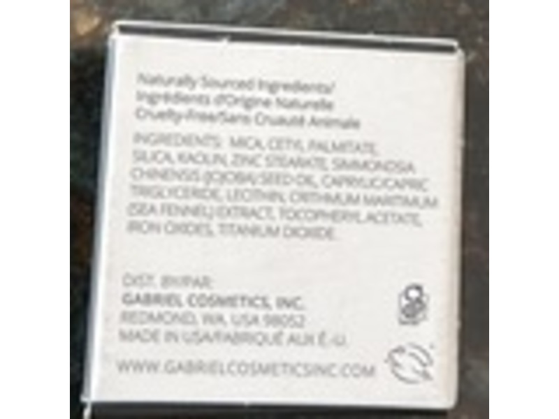 Gabriel Cosmetics Eyeshadow, Bone, 0.07 fl oz/2 g