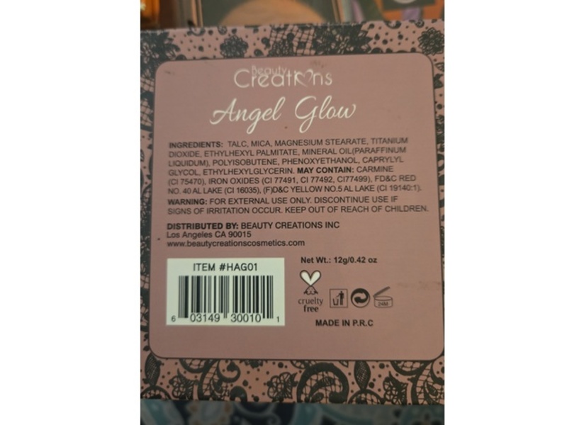 Beauty Creations Highlighting Powder, Angel Glow, 0.42 oz/12 g