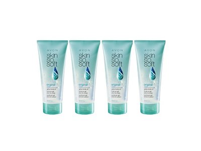 Avon Skin So Soft Body Oil, Original +Jojoba, 6.7 fl oz/200 mL, Pack Of 4