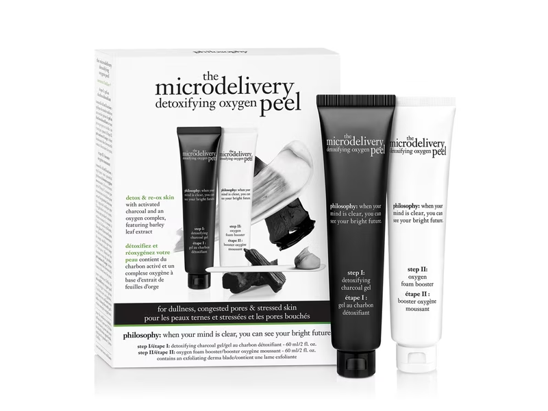 Philosophy The Microdelivery Detoxifying Oxygen Peel Duo, 2 fl oz/60 mL