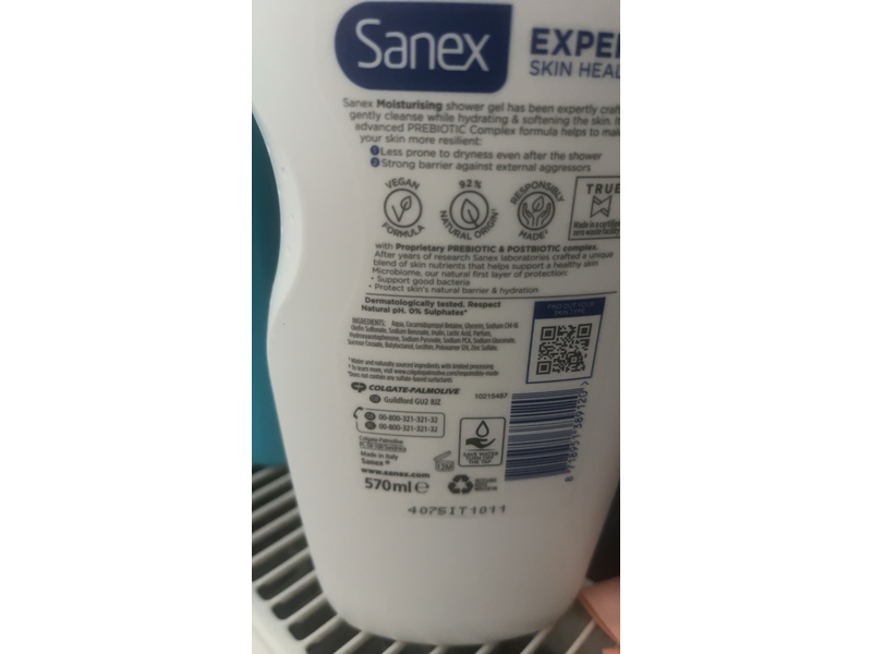 Sanex Hydrating Shower Gel, 570 mL