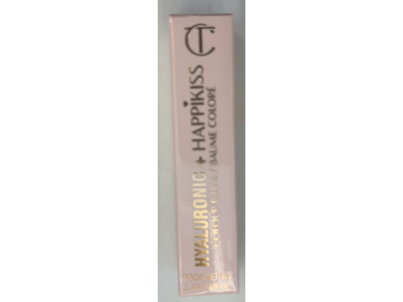 Charlotte Tilbury Hyaluronic + Happikiss Colour Balm, Happipetal, 0.08 oz/2.4 g