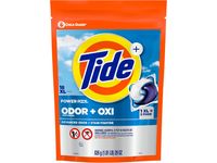 Tide Power Odor Defense + Oxi Laundry Detergent Pods, 29 oz/826 g, 18 XL Pacs - thumbnail 1