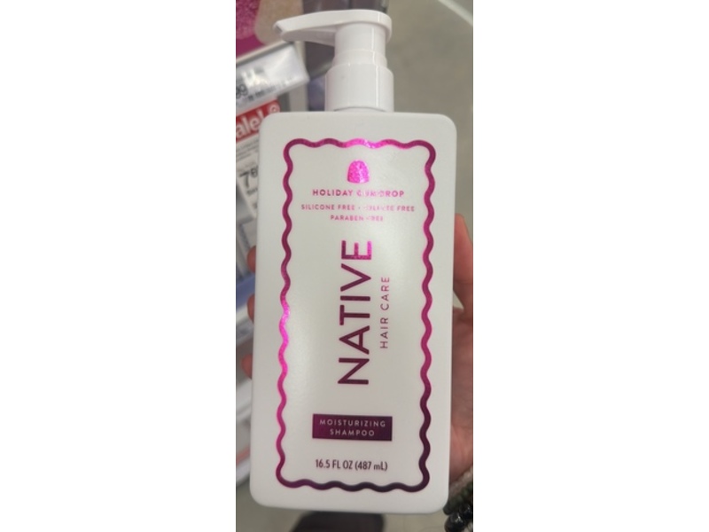 Native Hair Care Moisturizing Shampoo, Holiday GumDrop, 16.5 fl oz/487 mL