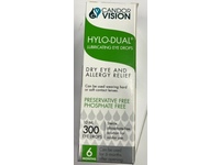 Candorvision Hylo-Dual Lubricating Eye Drops, 10 mL, 300 Eye Drops - thumbnail 2