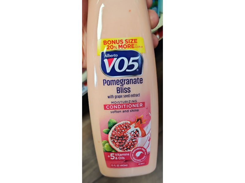 Vo5 Moisturizing Conditioner, Pomegranate Bliss, 15 fl oz/443 mL