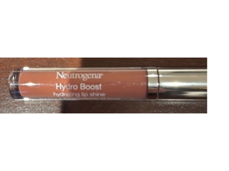 Neutrogena Hydro Boost Hydrating Lip Shine, Almond Nude 27, 0.10 oz