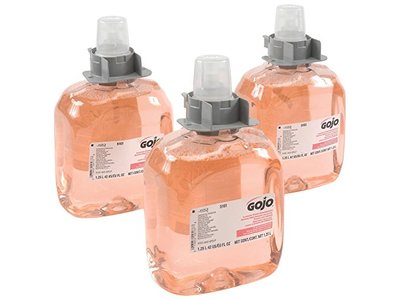 Gojo Luxury Foam Handwash, Cranberry Scent, 1.25 fl oz/1.25 L, Pack Of 3