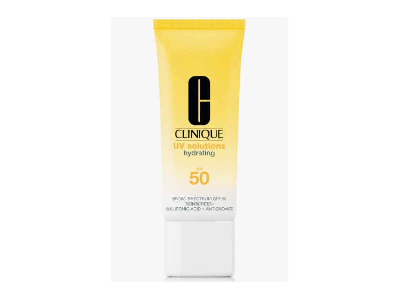 Clinique UV Solutions Hydrating Sunscreen, SPF 50, Hyaluronic Acid + Antioxidants, 1.4 oz