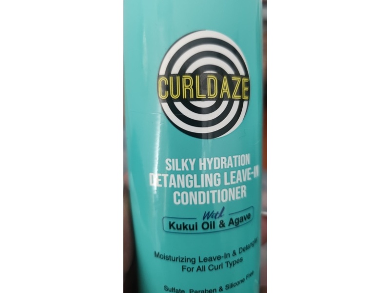 Curldaze Silky Hydration Detangling Leave-In Conditioner, 8 fl oz/237 mL