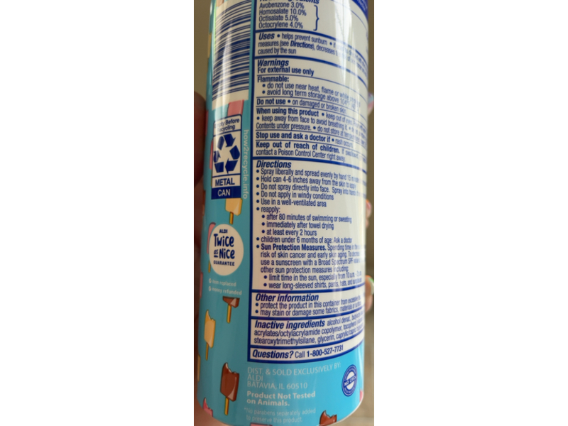 Lacura Kids Sunscreen Spray, SPF 50, 5.5 oz/156 g