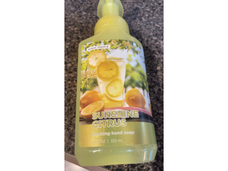 Scent Theory Foaming Hand Soap, Sunshine Citrus, 10 oz/325 mL