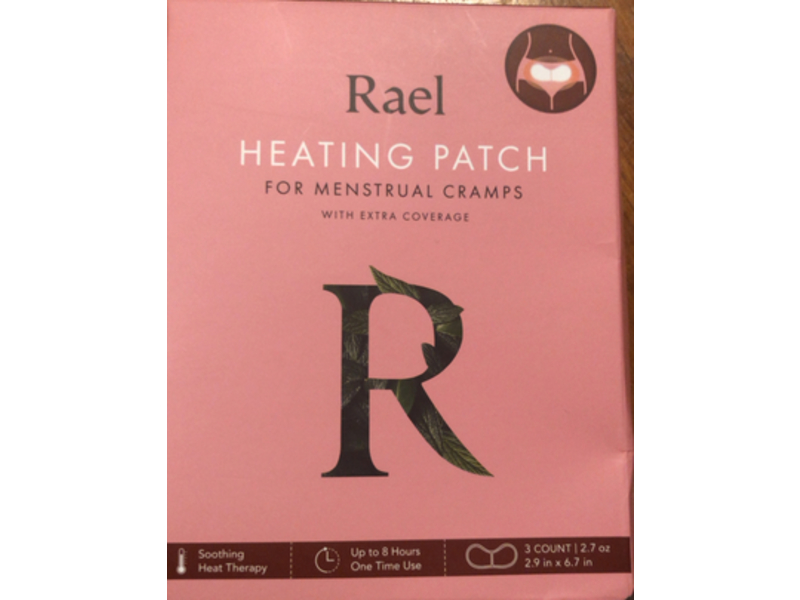 Rael Herbal Heating Patches, 3 Counts, Pack Of 2