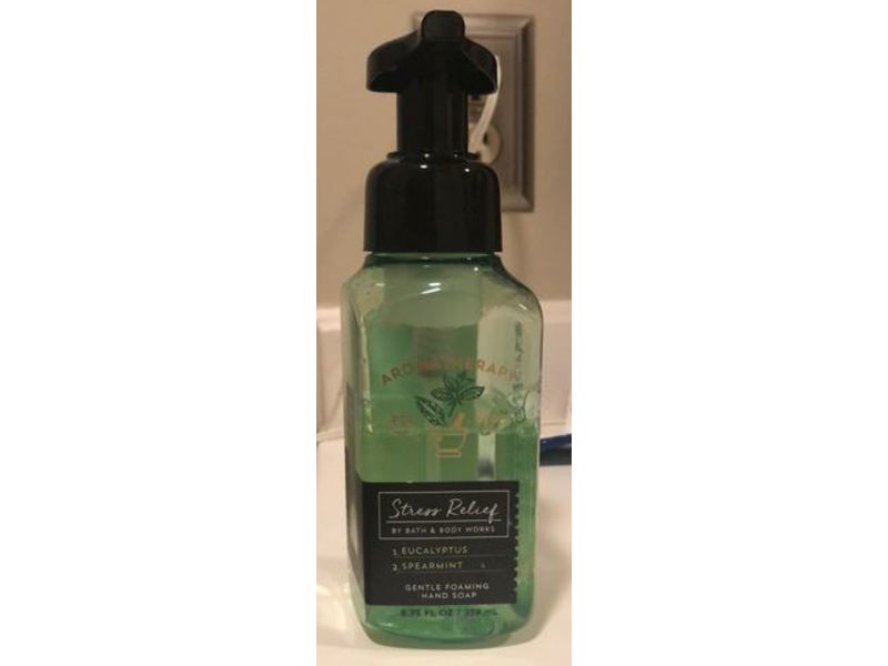 Bath & Body Works Aromatherapy Stress Relief Gentle Foaming Hand Soap, Eucalyptus & Spearmint, 8.75 fl oz/259 mL