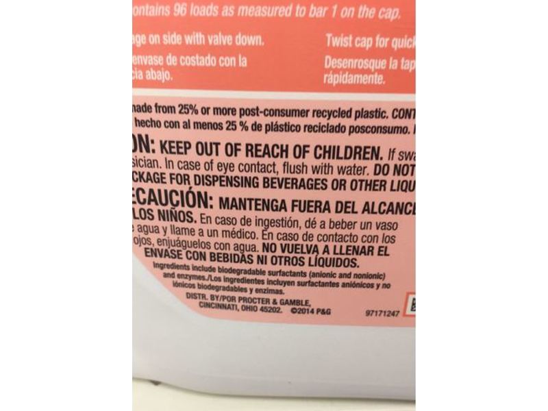 Dreft Stage 1: Newborn Laundry Detergent, 96 Loads,150 fl oz/4.43 L