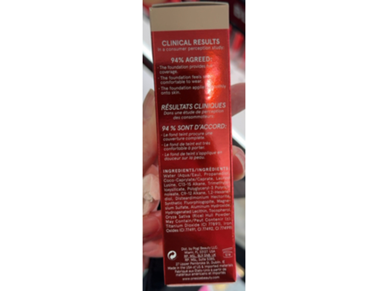 One/Size Beauty Turn Up The Base Full Beat Liquid Foundation, Fair 15 R, 1.0 fl oz/30 mL