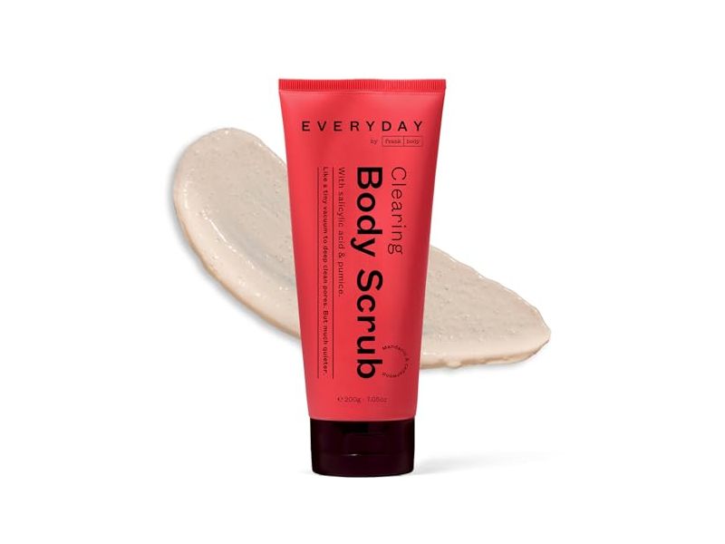Frank Body Everyday Clearing Body Scrub, Salicylic Acid Pumice, 7.05 oz/200 g