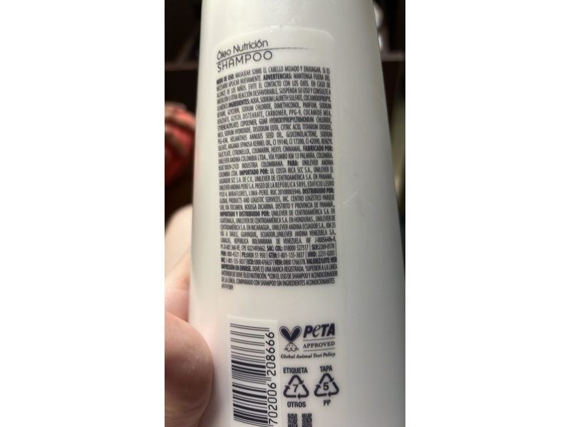 Dove Oil Nutrition Shampoo, 370 mL