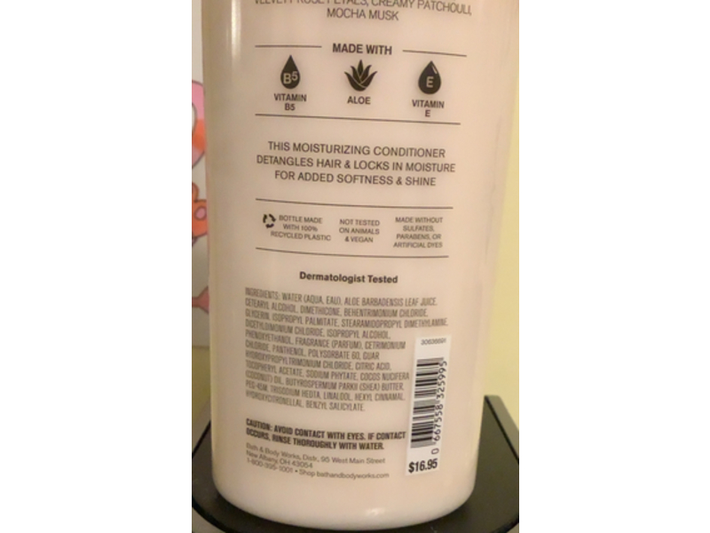 Bath and Body Works Conditioner, Into the Night, 16 fl oz/473 mL