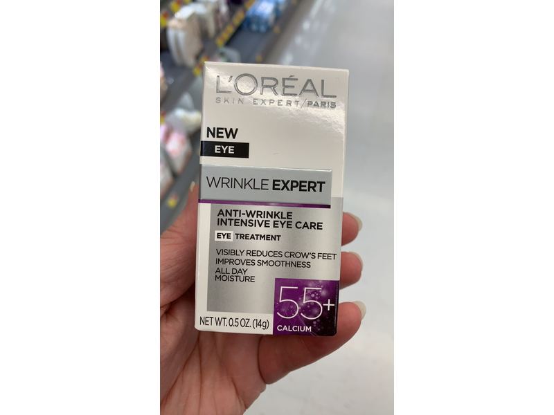L'Oreal Paris 55+ Anti-Wrinkle Eye Treatment, 0.5 oz/14