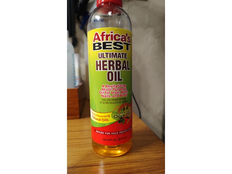 Africa's Best Ultimate Herbal Oil 8oz Ingredients and Reviews