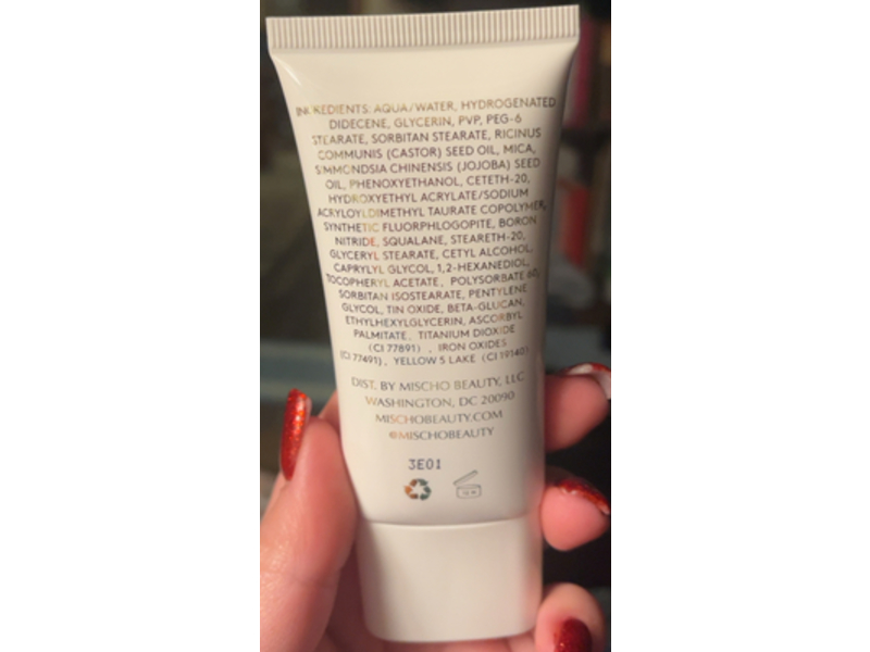 Mischo Beauty Sheer Glow Primer, 1.69 oz/50 mL