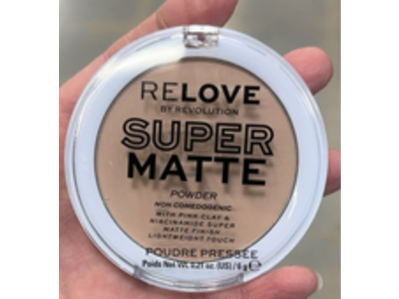 Revolution Super Matte Powder, Vanilla, 0.21 oz/6 g