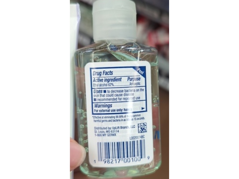 Germ-X Original Moisturizing Hand Sanitizer, Aloe & Vitamin E, 2 fl oz/59 mL, Pack Of 24