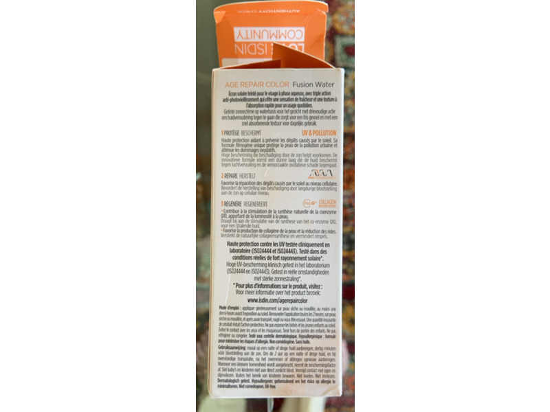 Isdin Foto Ultra Age Repair Color, Fusion Water, SPF 50 50 mL