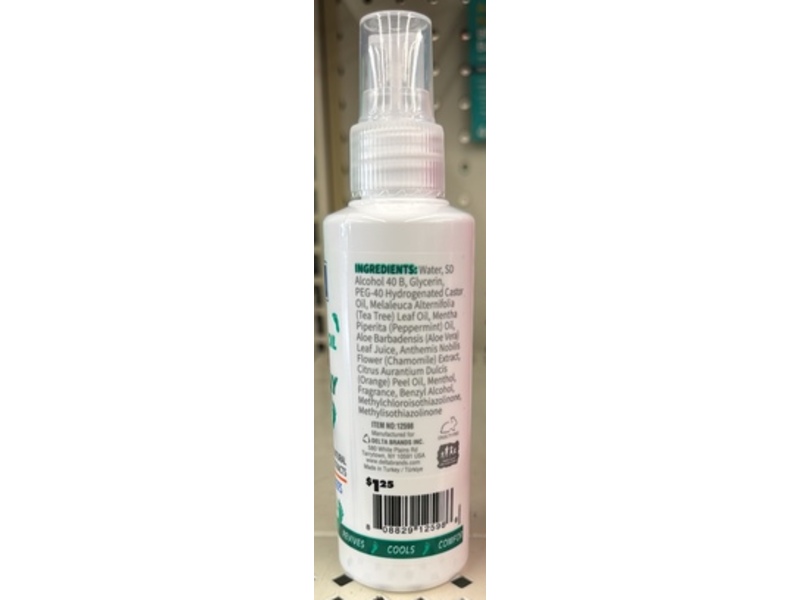 Lucky Super Soft Foot Spray, Tea Tree OIl, 5 fl oz/148 mL, Pack Of 2