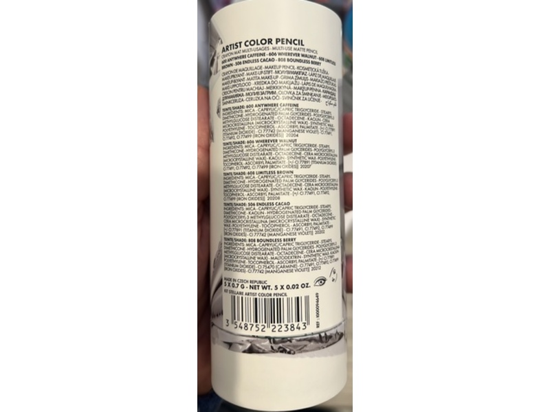 Make Up For Ever Artist Color Lip Pencil Stellar Set, 0.02 oz/0.7 g, Set Of 5