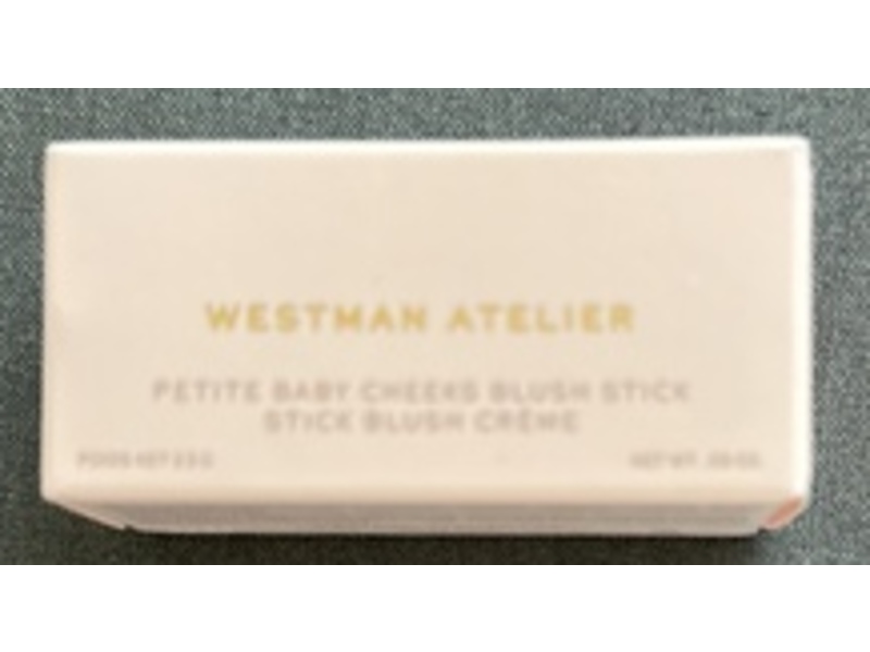Westman Atelier Petite Baby Cheeks Blush Stick, Poppy Pink, 0.09 oz/2.5 g