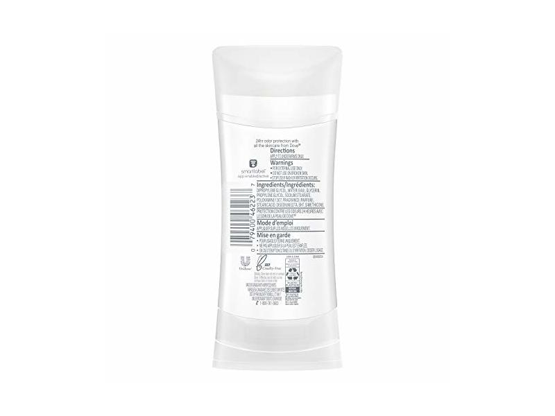 Dove 24h Odor Protection Deodorant, Coconut & Pink Jasmine Scent, 2.6 oz/74 g, Pack Of 3