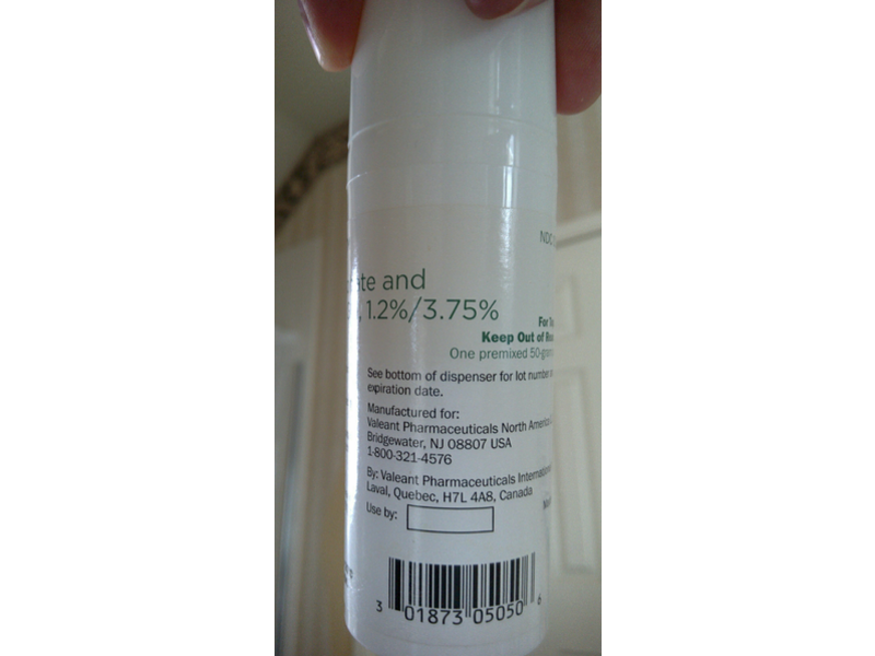 Onexton (clindamycin phosphate and benzoyl peroxide) Gel 1.2%/3.75% Bausch Health US, LLC (RX)