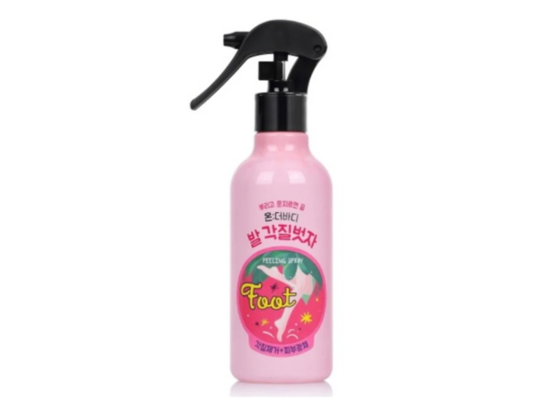 On The Body Cotton Foot Foot Peeling Spray, 8.1 fl oz/240 mL