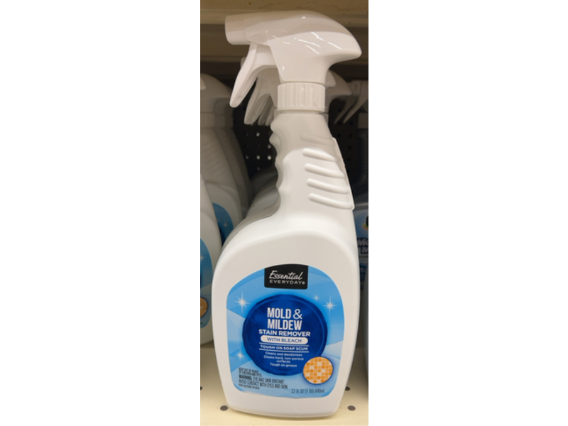 Essential Everyday Mold & Mildew Stain Remover + Bleach, 32 fl oz/946 mL