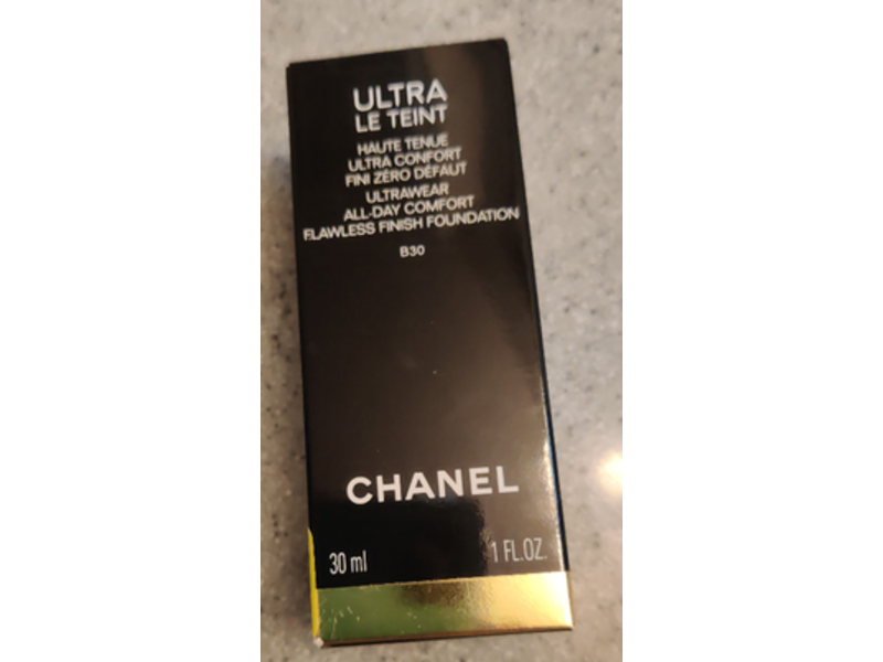 Chanel Ultrawear All-Day Comfort Flawless Foundation, B30 Medium Neutral, 1 fl oz/30 mL