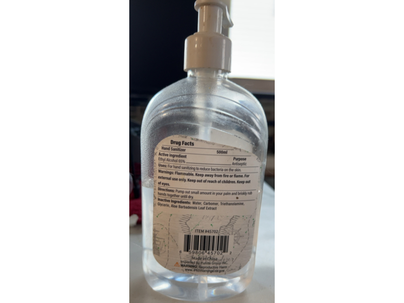 Navigator Advanced Hand Sanitizer, Soothing Aloe, 16.9 fl oz/500 mL