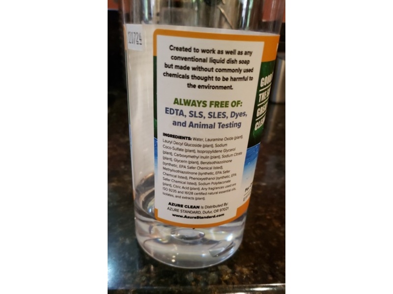 Azure Clean Dish Soap, 32 fl oz