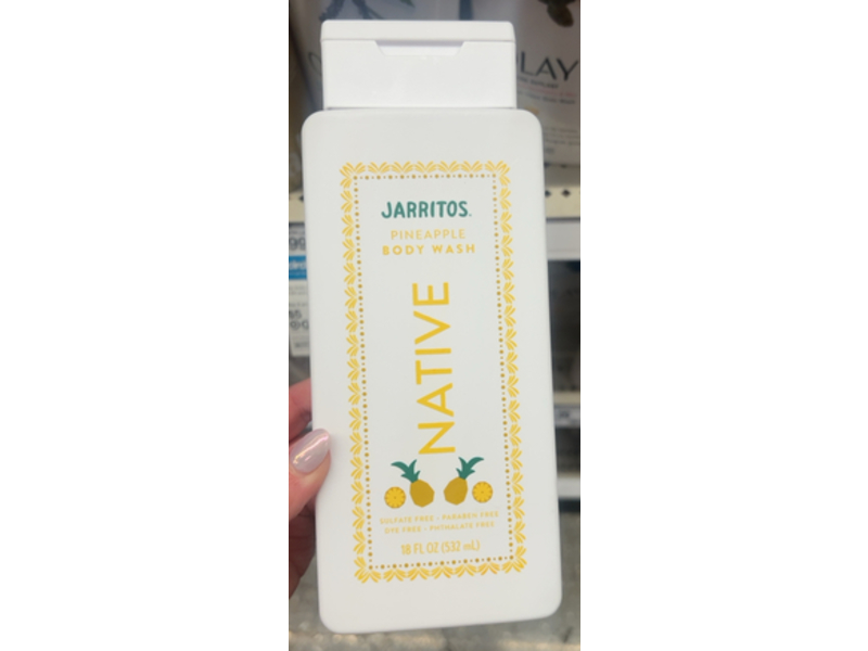 Native Body Wash, Jarritos Pineapple, 18 fl oz/532 mL