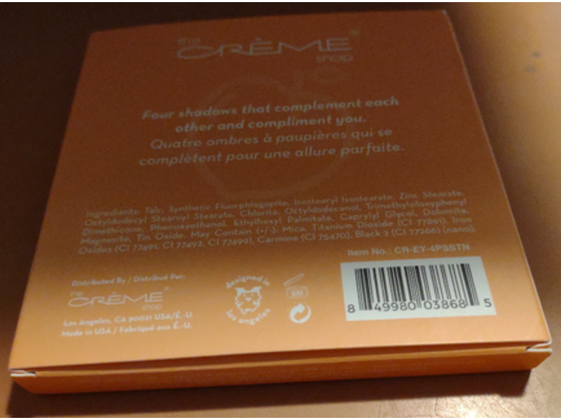 The Creme Shop So Shady Eyeshadow Palette, The Nudist, 0.40 oz/11.2 g