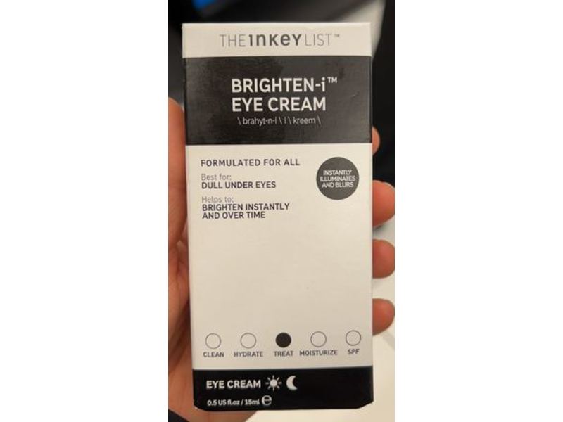 The Inkey List Brighten-i Eye Cream, 0.5 fl oz/15 mL