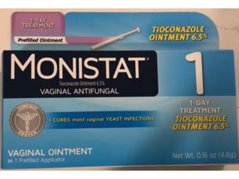 Monistat 1-Day Vaginal Antifungal Ointment, 0.16 oz/4.6 g