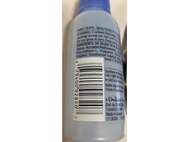 Dove Extra Hold Hair Spray, 2 fl oz/59 mL