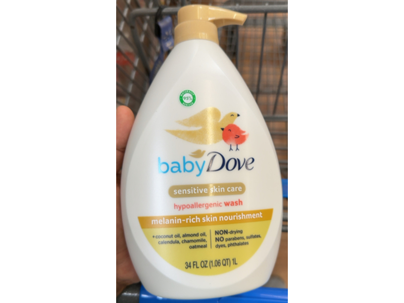 Baby Dove Melanin-Rich Skin Nourishment Wash, 34 fl oz/1 L
